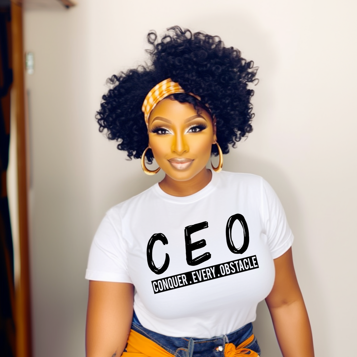 "CEO: Conquer Every Obstacle" Tee