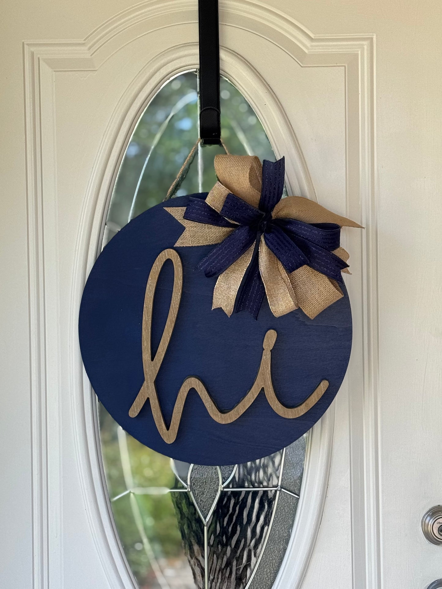 READY TO SHIP.... Hi Door Hanger