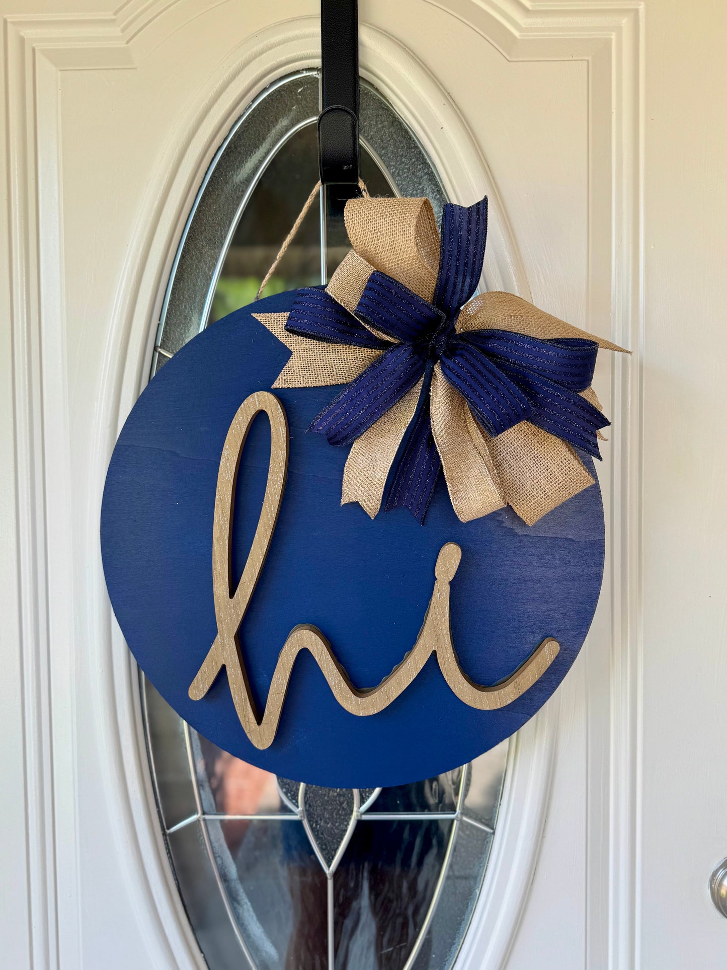 READY TO SHIP.... Hi Door Hanger