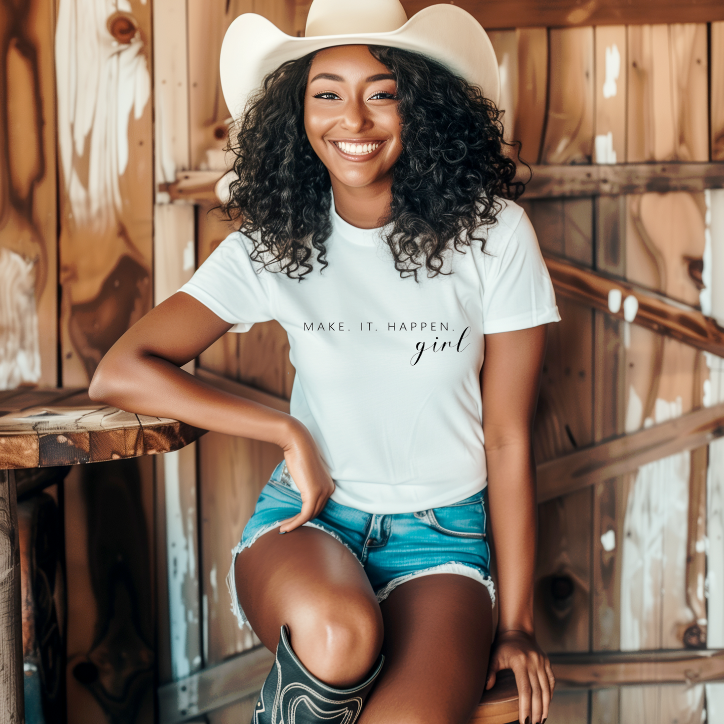 Make It Happen Girl Tee
