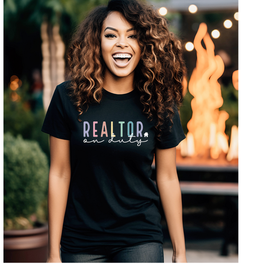Realtor On Duty Tee